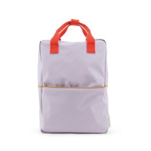 Sticky Lemon Large Backpack Corduroy - Lavender / Sporty Red / Mustard