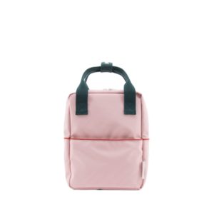 Sticky Lemon Small Backpack Corduroy - Soft Pink / Bottle Green / Rusty Red