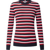 Tommy Hilfiger Trui 'TH ESSENTIAL CABLE C-NK SWTR' - Rood