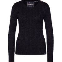 Superdry Trui 'CROYDE CABLE KNIT' - Zwart