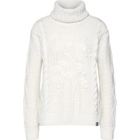 Superdry Trui 'ELSIE CRAFTED CABLE ROLL NECK' - Wit