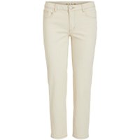 VILA Cropped Straight Fit Jeans Dames White