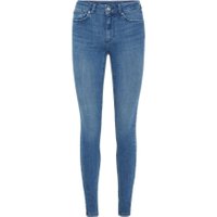 VERO MODA Lux Regular Waist Skinny Jeans Dames Blauw
